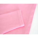 Lilax Girls' Basic Long Sleeve Round Neck Cotton T-Shirt