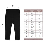 Little Girls Basic Solid Full Length Cotton Soft Legging