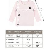 Baby Cotton Long Sleeve Basic Crewneck T-Shirt