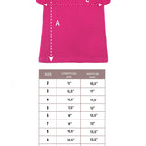 Girls' Basic Short Puff Sleeve Round Neck Cotton T-Shirt