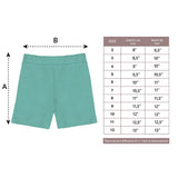 Girls' Basic Solid Soft Dance Short for Gymnastics or Under Skirts