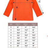 Lilax Girls' Basic Long Sleeve Round Neck Cotton T-Shirt