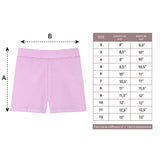 Girls' Basic Solid Soft Dance Short for Gymnastics or Under Skirts