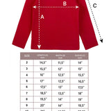 Girls' Basic Mock Turtleneck Long Sleeve Cotton Solid T-Shirt
