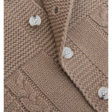 Newborn Baby Cable Knit Cardigan & Pants Set