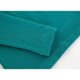 Lilax Girls' Basic Long Sleeve Round Neck Cotton T-Shirt