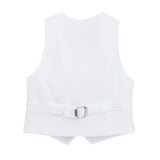 Boys Formal Suit 4 Piece Vest, Pants and Tie Dresswear Suit Set