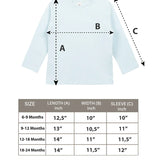 Baby Cotton Long Sleeve Basic Crewneck T-Shirt