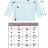 Lilax Girls' Basic Long Sleeve Round Neck Cotton T-Shirt