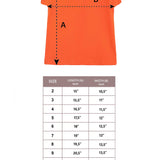 Girls' Basic Short Puff Sleeve Round Neck Cotton T-Shirt