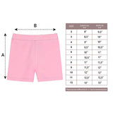 Girls' Basic Solid Soft Dance Short for Gymnastics or Under Skirts
