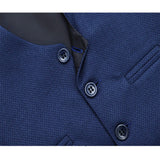 Boys Formal Suit 4 Piece Vest, Pants and Tie Dresswear Suit Set