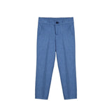 Boys 5-Piece Slim Fit Textured Formal Suit Set