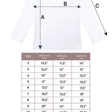 Girls' Basic Mock Turtleneck Long Sleeve Cotton Solid T-Shirt