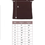 Girls' Basic Short Puff Sleeve Round Neck Cotton T-Shirt