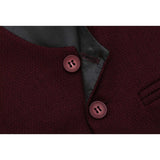 Boys Formal Suit 4 Piece Vest, Pants and Tie Dresswear Suit Set