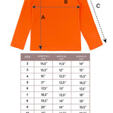 Girls' Basic Mock Turtleneck Long Sleeve Cotton Solid T-Shirt
