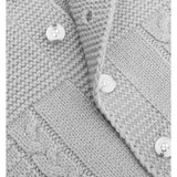 Newborn Baby Cable Knit Cardigan & Pants Set