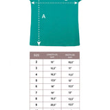 Girls' Basic Short Puff Sleeve Round Neck Cotton T-Shirt