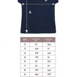 Girls' Basic Short Puff Sleeve Round Neck Cotton T-Shirt