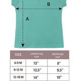 Baby Girls' Basic T-Shirt Short Sleeve Crewneck Tee