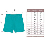 Girls' Basic Solid Soft Dance Short for Gymnastics or Under Skirts