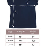 Baby Girls' Basic T-Shirt Short Sleeve Crewneck Tee