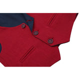 Boys Formal Suit 4 Piece Vest, Pants and Tie Dresswear Suit Set