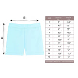 Girls' Basic Solid Soft Dance Short for Gymnastics or Under Skirts