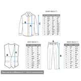 Boys 4-Piece Metal Chain Detailed Suit Set