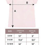 Baby Girls' Basic T-Shirt Short Sleeve Crewneck Tee