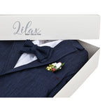 Little & Youth Boys Suit Set - Formal Jacket, Vest, Pants, Shirt, and Matching Bowtie - 5 Piece Ensemble