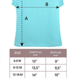 Baby Girls' Basic T-Shirt Short Sleeve Crewneck Tee