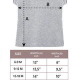 Baby Girls' Basic T-Shirt Short Sleeve Crewneck Tee