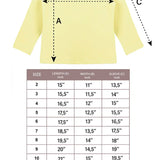 Lilax Girls' Basic Long Sleeve Round Neck Cotton T-Shirt