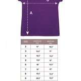 Girls' Basic Short Puff Sleeve Round Neck Cotton T-Shirt