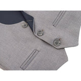 Boys Formal Suit 4 Piece Vest, Pants and Tie Dresswear Suit Set