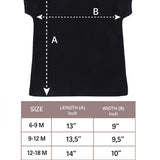 Baby Girls' Basic T-Shirt Short Sleeve Crewneck Tee