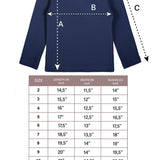 Girls' Basic Mock Turtleneck Long Sleeve Cotton Solid T-Shirt