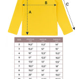 Girls' Basic Mock Turtleneck Long Sleeve Cotton Solid T-Shirt