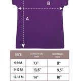 Baby Girls' Basic T-Shirt Short Sleeve Crewneck Tee