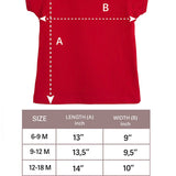 Baby Girls' Basic T-Shirt Short Sleeve Crewneck Tee