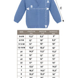 Classic Knit V-Neck Cardigan Sweater for Baby & Toddler Boys with Long Sleeves OZAK TRIKO (MUSTAFA CENGIZ OZBOZ )