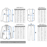 Little & Youth Boys Suit Set - Formal Jacket, Vest, Pants, Shirt, and Matching Bowtie - 5 Piece Ensemble