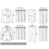 Boys 5-Piece Slim Fit Textured Formal Suit Set