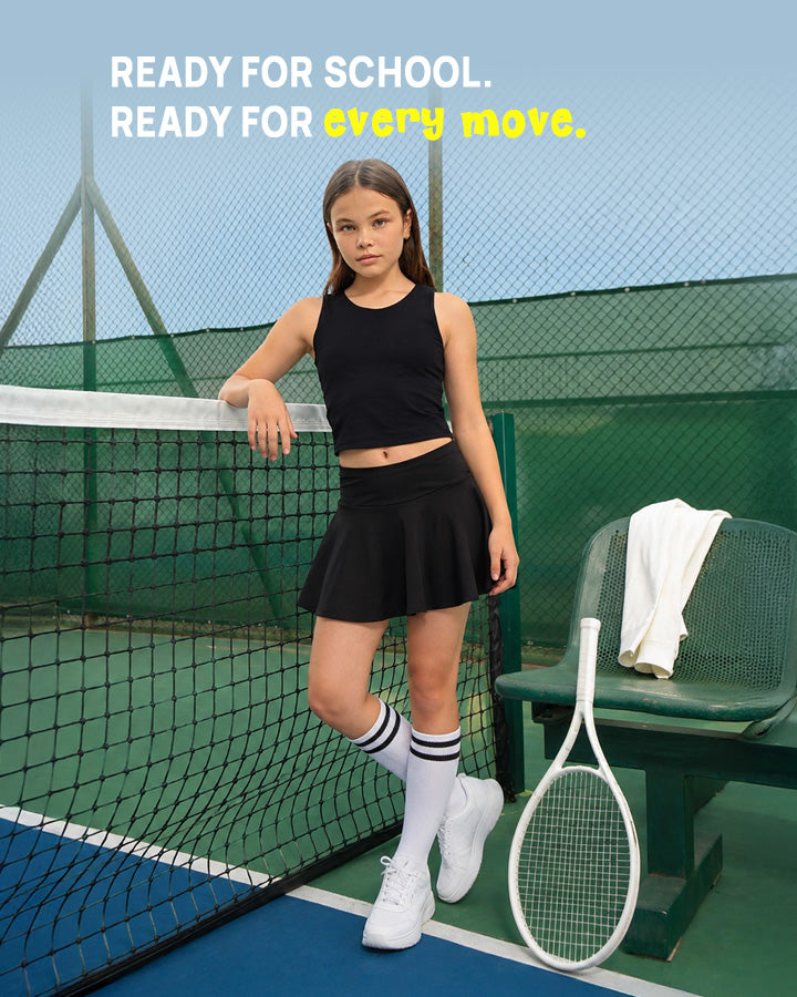 Girls' back-to-school activewear for PE, dance, ballet and gymnastics