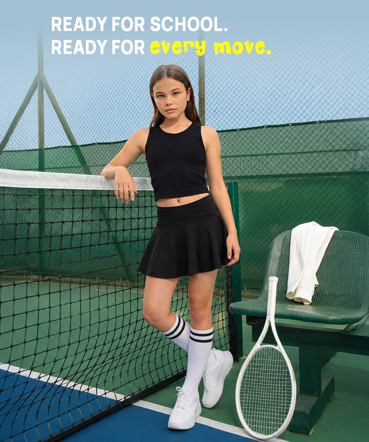 Girls' back-to-school activewear for PE, dance, ballet and gymnastics