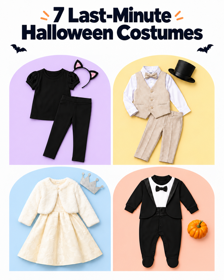 7 Last-Minute Halloween Costumes for Kids Using Everyday Clothes