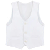 Boys Formal Suit 4 Piece Vest, Pants and Tie Dresswear Suit Set