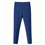 Boys Formal Suit 4 Piece Vest, Pants and Tie Dresswear Suit Set